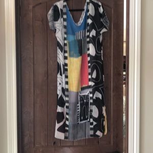 VOLT Design long dress. Beautiful chiffon with slip lining attached. Artistic